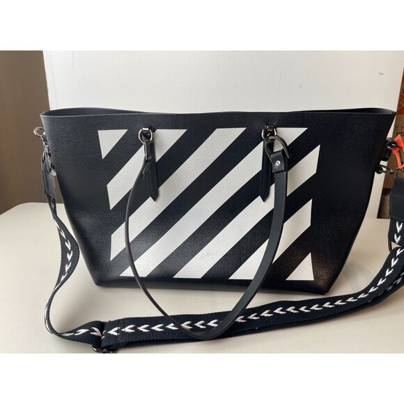 Off-White™ Diagonal Stripe Tote Bag Remade designer bag - Picture 1 of 8